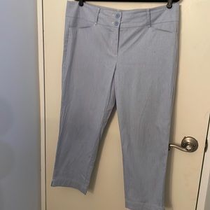 Loft outlet, size 12 seersucker crop pant